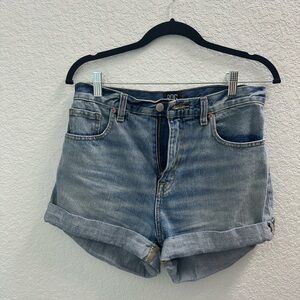 BDG Mom High Rise Denim Blue Women's Shorts